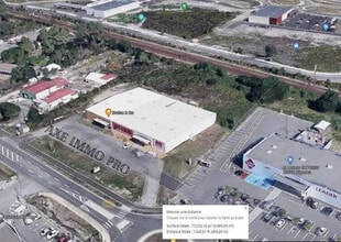 Biganos - Aerial map view