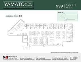 999-1001 W Yamato Rd, Boca Raton, FL à louer Plan d’étage- Image 2 de 12