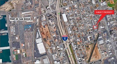 1703-1705 Hoover Ave, National City, CA - AERIAL  map view