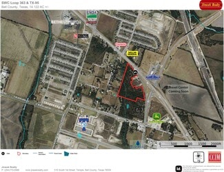 More details for 21819 HK Dodgen Loop, Temple, TX - Land for Sale