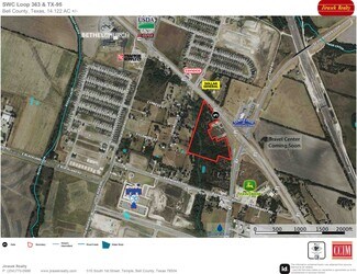 Plus de détails pour 21819 HK Dodgen Loop, Temple, TX - Terrain à vendre
