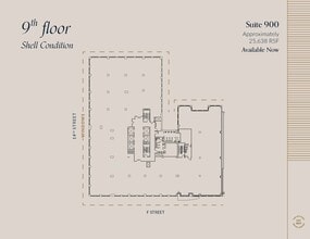 607 14th St NW, Washington, DC à louer Plan d’étage- Image 1 de 3