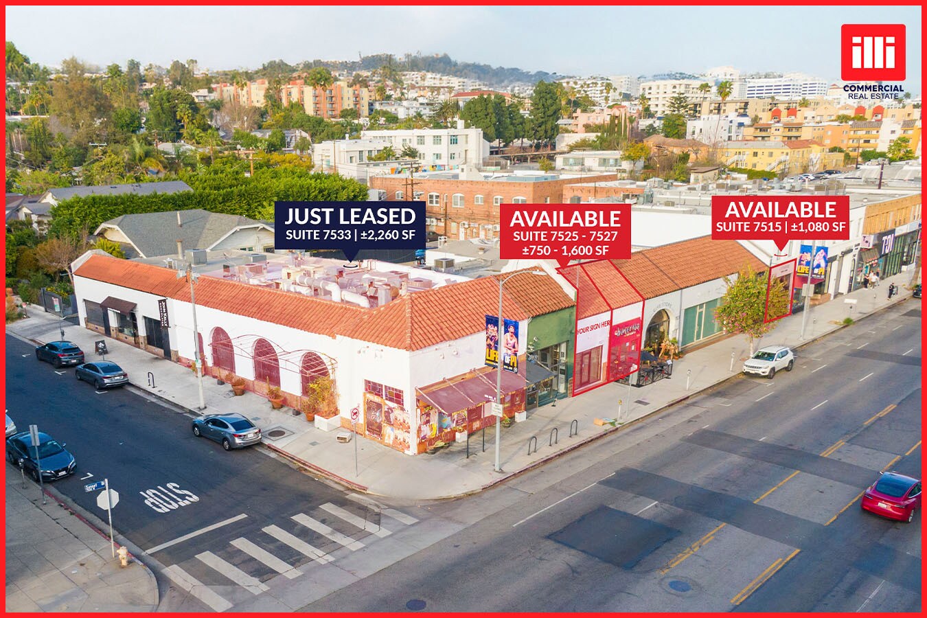 7507-7533 W Sunset Blvd, Los Angeles, CA à louer Photo du bâtiment- Image 1 de 11
