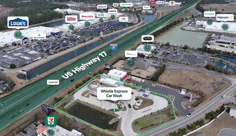 8671 Highway 17 Byp, Myrtle Beach, SC à vendre - Aérien - Image 2 de 10