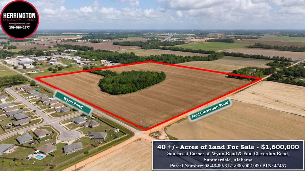 Wynn Road, Summerdale, AL for sale - Primary Photo - Image 1 of 4