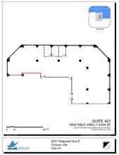 2001 Sheppard Ave E, Toronto, ON for lease Floor Plan- Image 1 of 1