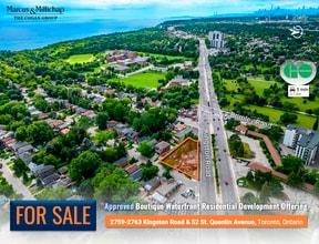 2761 Kingston Rd, Toronto, ON - AERIAL  map view