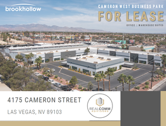 Plus de détails pour 4175 Cameron St, Las Vegas, NV - Industriel/Logistique à louer