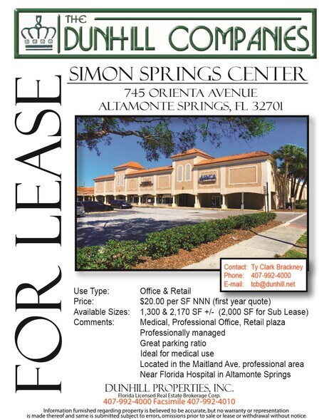 745 Orienta Ave, Altamonte Springs, FL à louer - Photo du bâtiment - Image 2 de 5