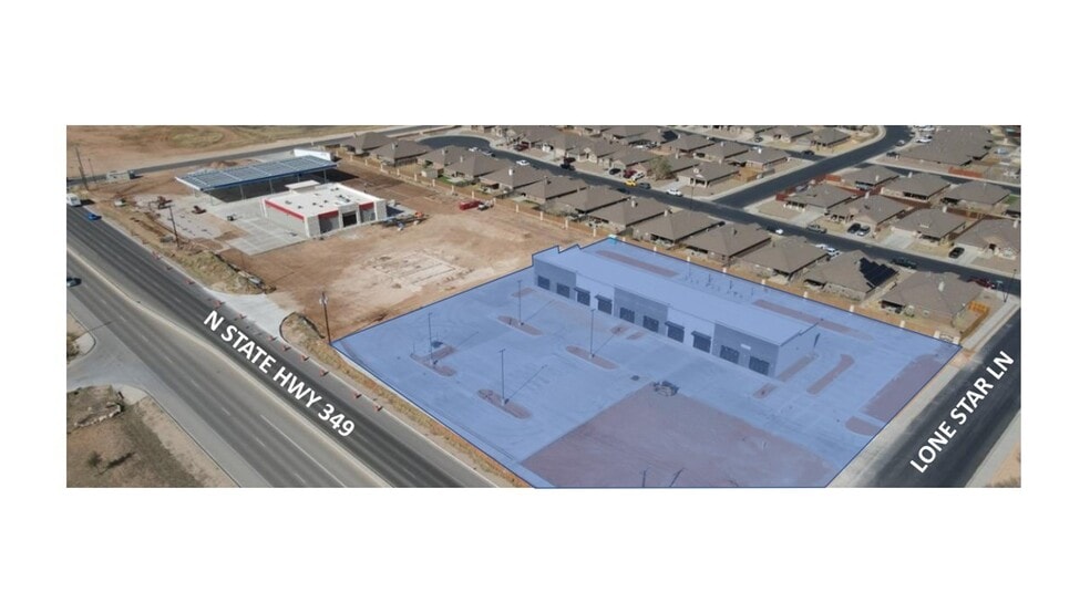 6900 N State Highway 349, Midland, TX for lease - Aerial - Image 3 of 3