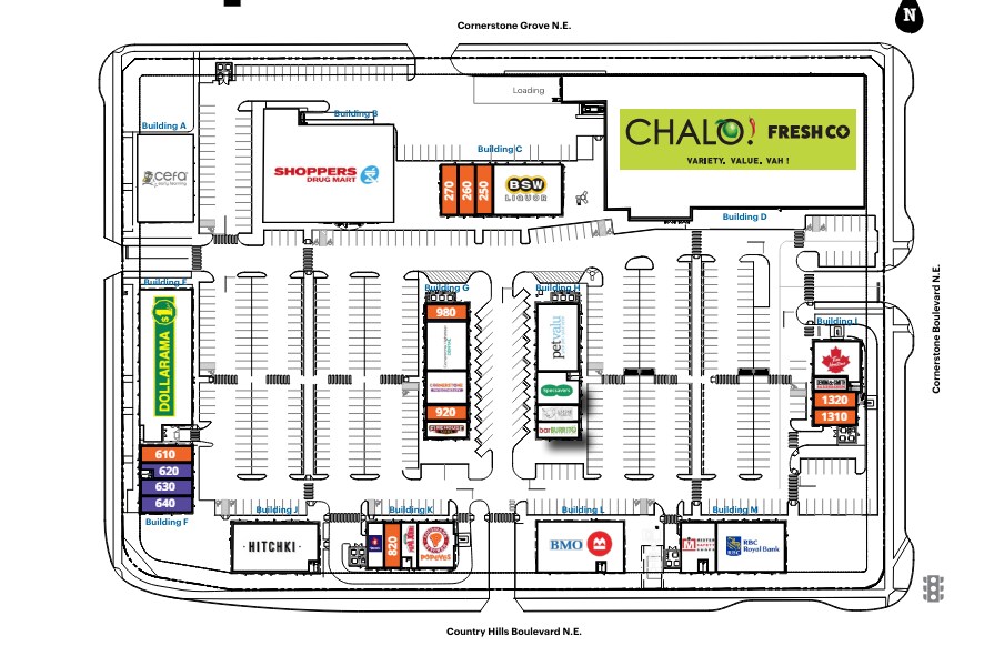 1155 Cornerstone Blvd NE, Calgary, AB for sale Site Plan- Image 1 of 1