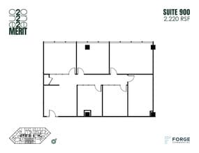 12221 Merit Dr, Dallas, TX à louer Plan d’étage- Image 1 de 1