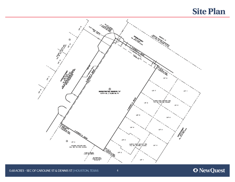 2801 Caroline St, Houston, TX for sale - Plat Map - Image 2 of 2