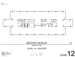 3000 Post Oak Blvd, Houston, TX for lease Floor Plan- Image 1 of 1