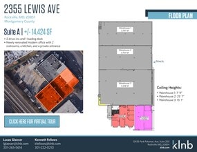 2355 Lewis Ave, Rockville, MD à louer Plan de site- Image 1 de 7