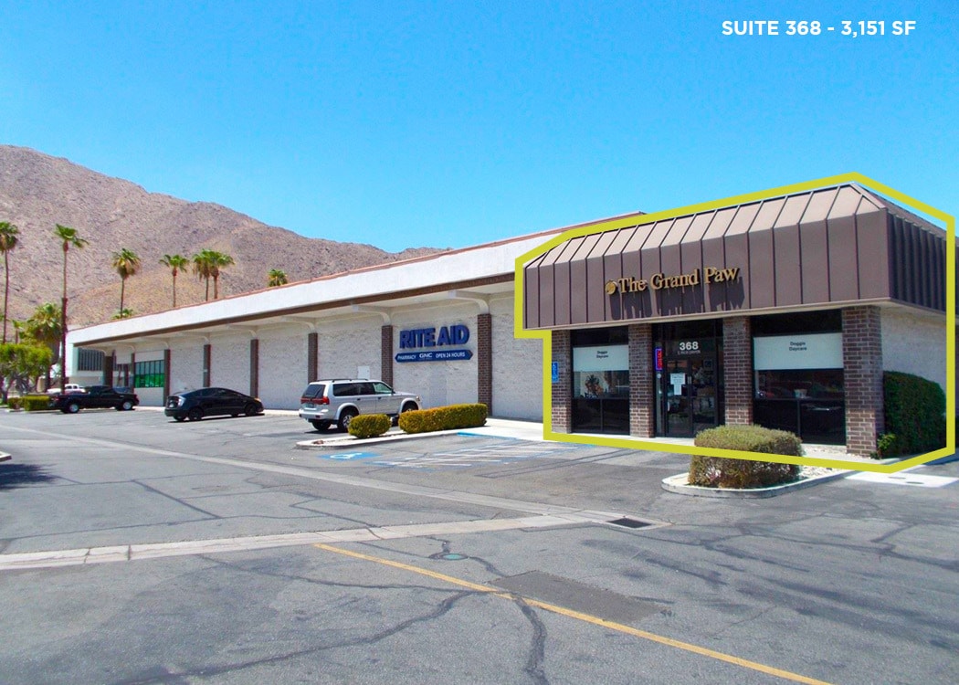 362-420 S Palm Canyon Dr, Palm Springs, CA for lease Building Photo- Image 1 of 1