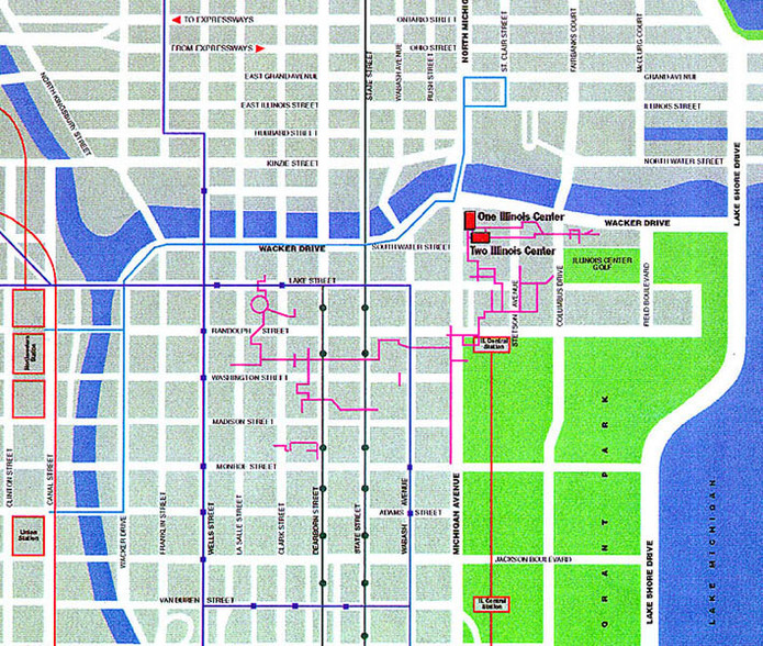 233 N Michigan Ave, Chicago, IL à louer - Plan de site - Image 2 de 8