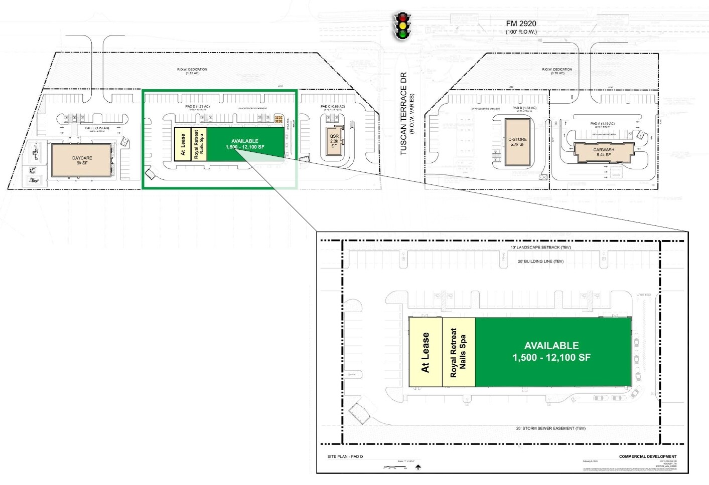 0 Waller-Tomball Rd, Hockley, TX à louer Plan de site- Image 1 de 1