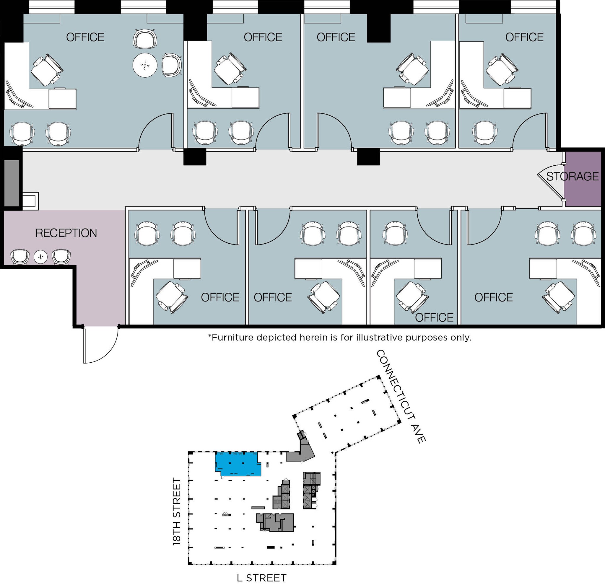 1120 Connecticut Ave NW, Washington, DC for lease Floor Plan- Image 1 of 1