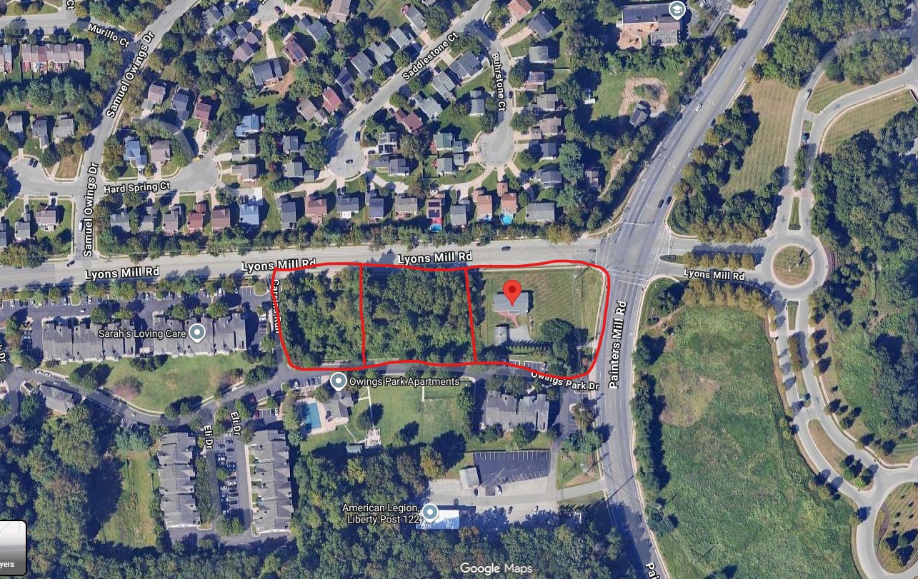 9109-9203 Lyons Mill Road, Owings Mills, MD for sale Primary Photo- Image 1 of 3