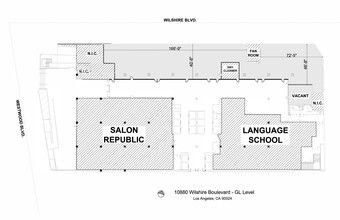 10880 Wilshire Blvd, Los Angeles, CA for lease Site Plan- Image 1 of 1