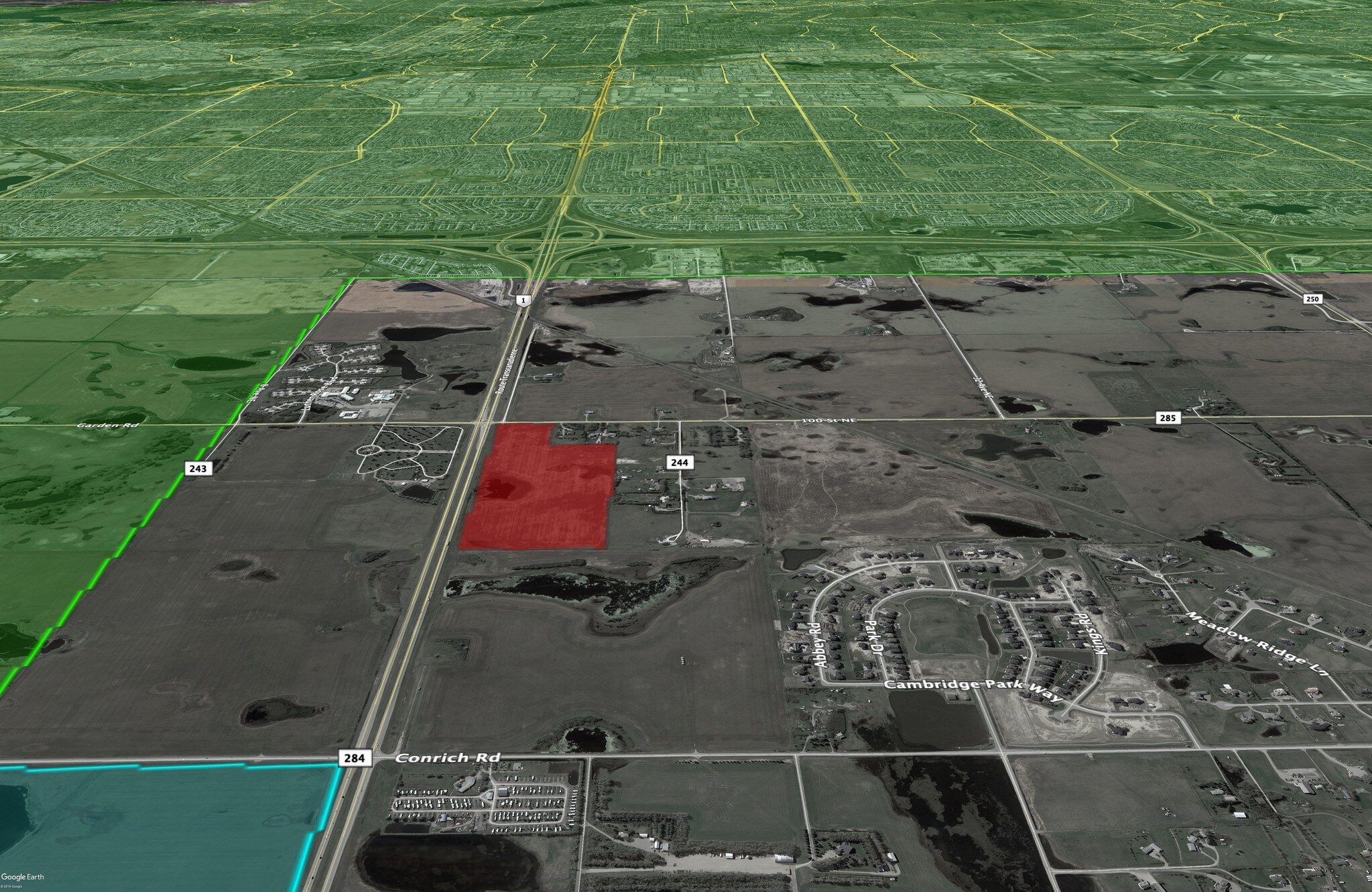 244000 Rge Rd 285, Rocky View No 44, AB for sale Aerial- Image 1 of 1