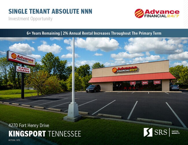 Plus de détails pour 4270 Fort Henry Dr, Kingsport, TN - Commerce de détail à vendre