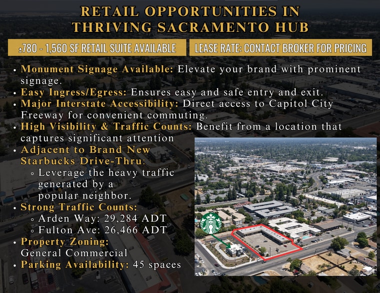 2355-2377 Arden Way, Sacramento, CA for lease - Building Photo - Image 2 of 10