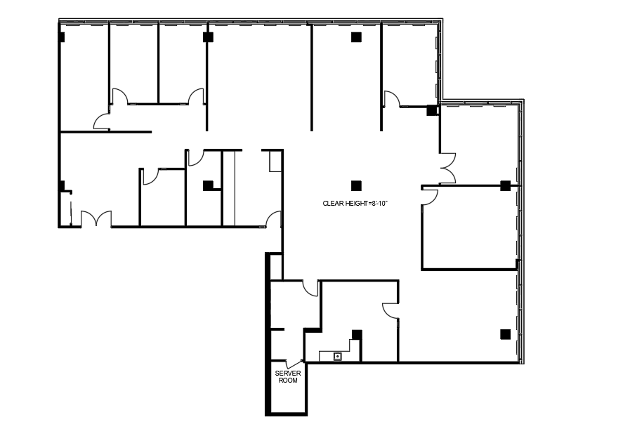 1547 Merivale Rd, Ottawa, ON for lease Floor Plan- Image 1 of 9