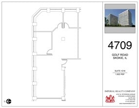 4709-4711 Golf Rd, Skokie, IL à louer Plan de site- Image 1 de 1
