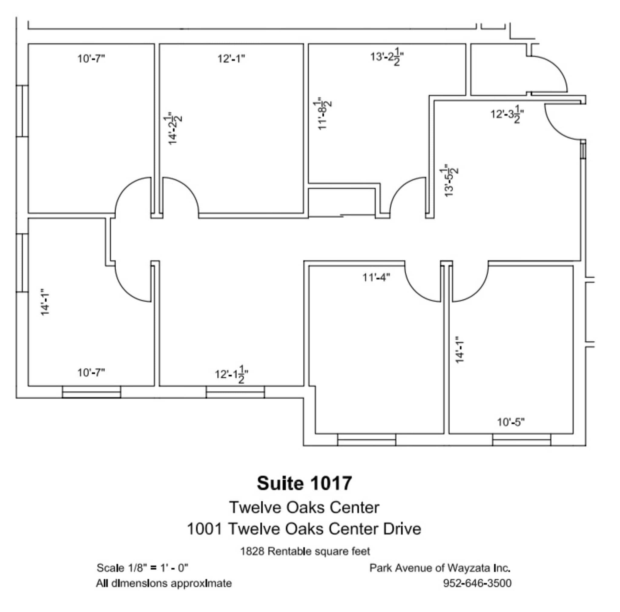 600 Twelve Oaks Center Dr, Wayzata, MN for lease Floor Plan- Image 1 of 1