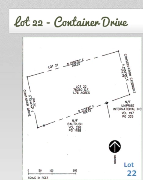 Lot 22 Container Dr, Terryville, CT à vendre - Plan cadastral - Image 2 de 2