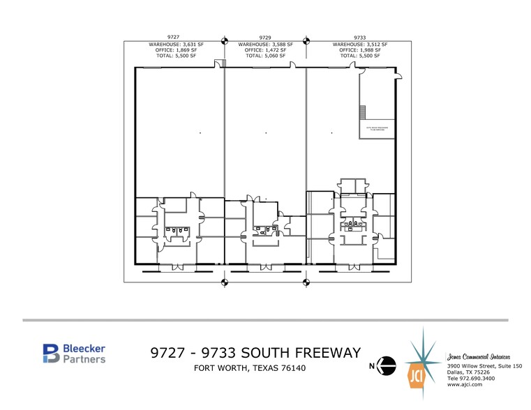 9727-9733 South Fwy, Fort Worth, TX à vendre - Plan de site - Image 1 de 1