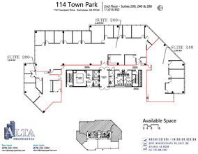 114 Townpark Dr NW, Kennesaw, GA à louer Plan d  tage- Image 2 de 2