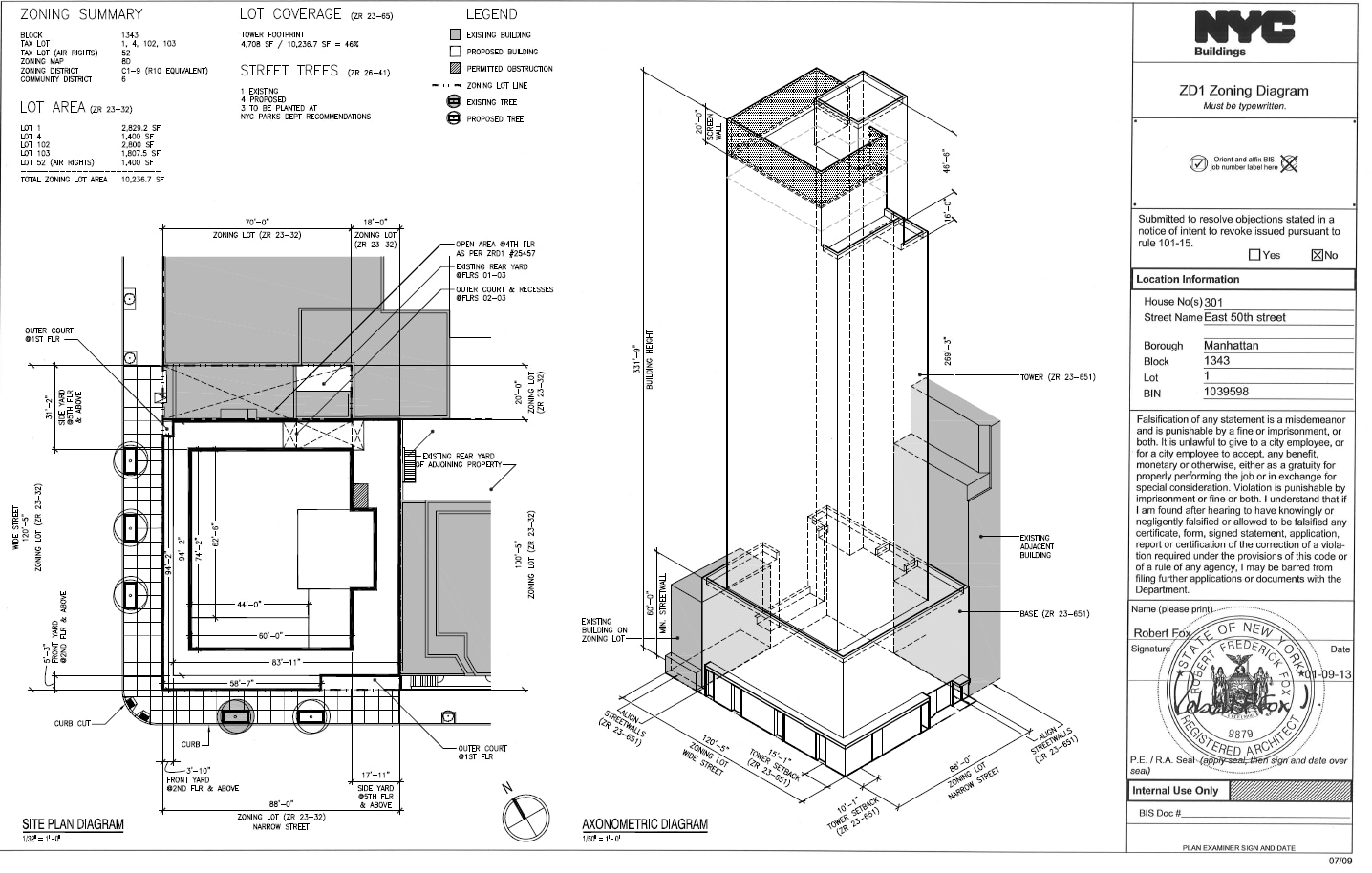 40 Worth St, New York, NY for lease Site Plan- Image 1 of 2