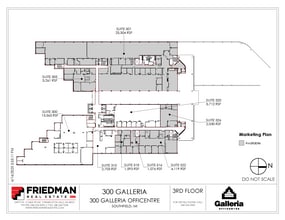 300 Galleria Officentre, Southfield, MI for lease Floor Plan- Image 2 of 2