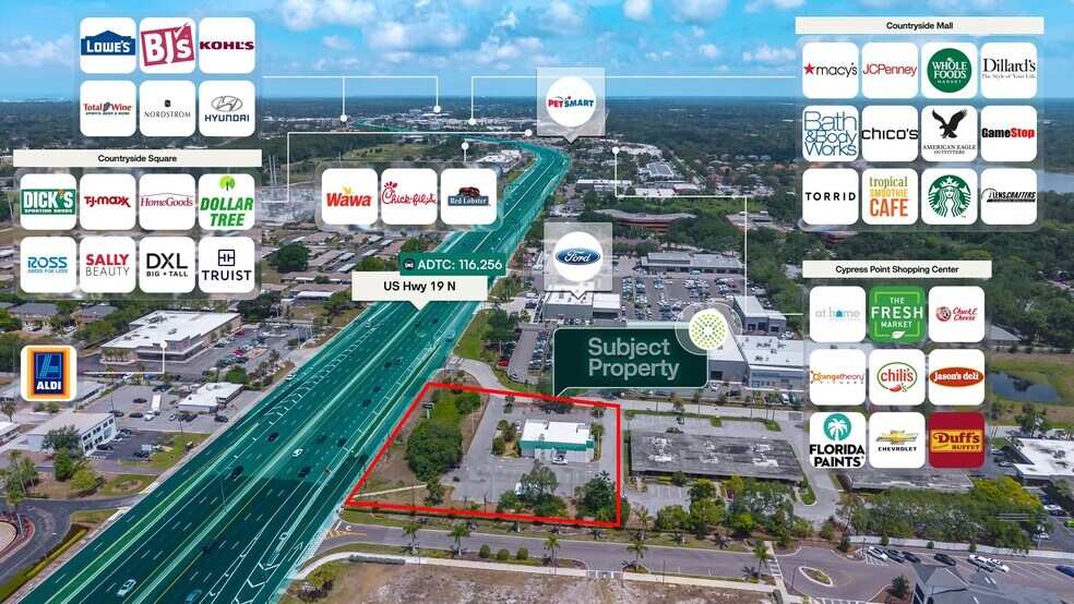 24639 U.S. Highway 19 N, Clearwater, FL à vendre - Aérien - Image 2 de 2