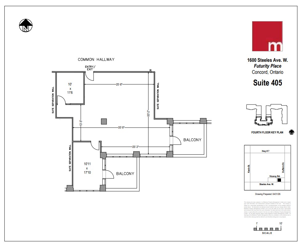 1600 Steeles Ave W, Vaughan, ON for lease Floor Plan- Image 1 of 1