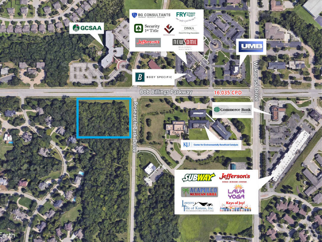 5015 Bob Billings Pky, Lawrence, KS à vendre Photo du bâtiment- Image 1 de 2