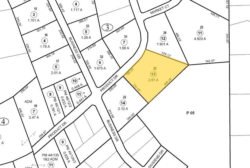 Product Dr, Shingle Springs, CA à vendre - Plan cadastral - Image 1 de 1