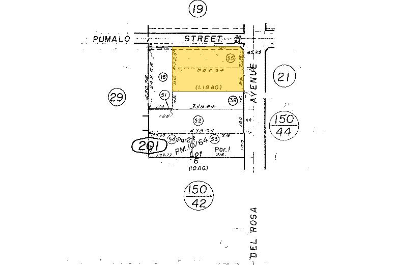 2390 Del Rosa Ave, San Bernardino, CA à louer - Plan cadastral - Image 2 de 2