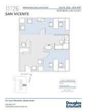 11726 San Vicente Blvd, Los Angeles, CA à louer Plan d  tage- Image 1 de 1