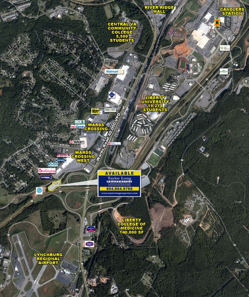 Simons Run, Lynchburg, VA for sale - Aerial - Image 3 of 5