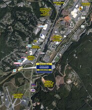 Simons Run, Lynchburg, VA - AERIAL  map view