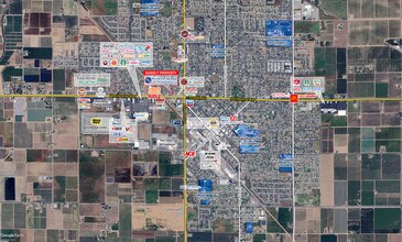 285 W El Monte Way, Dinuba, CA - Aerial  map view