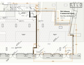 946 Johnson St, Victoria, BC à louer Plan d’étage- Image 1 de 1