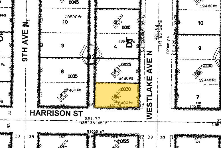 401 Westlake Ave N, Seattle, WA for lease - Plat Map - Image 2 of 6