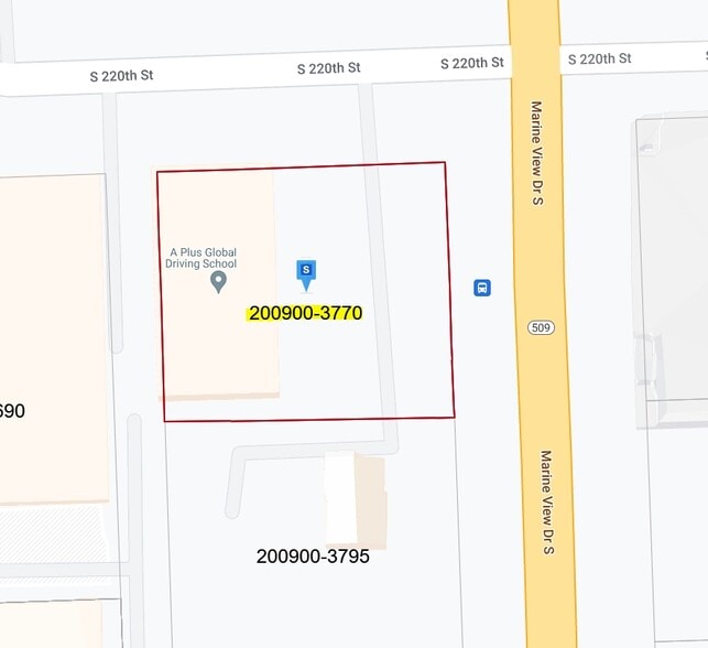 22007 Marine View Dr S, Des Moines, WA for lease - Plat Map - Image 2 of 2