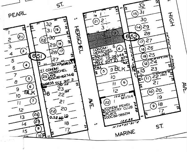 7447 Herschel Ave, La Jolla, CA à vendre - Plan cadastral - Image 2 de 8