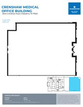 5040 Crenshaw Rd, Pasadena, TX for lease Floor Plan- Image 1 of 1